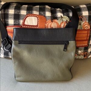 Coach Slim Messenger color block Leather Crossbody